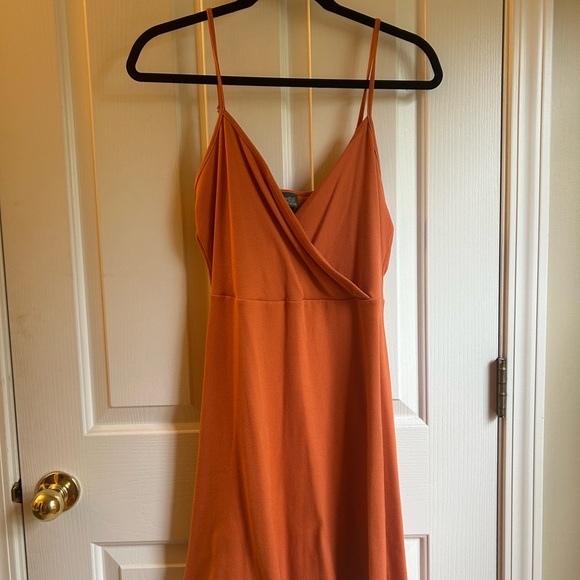 Target Dresses & Skirts - Wild Fable Orange Skater Sun Dress Size Large